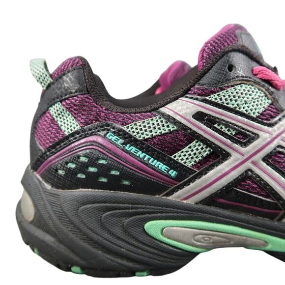 Asics Shoes Womens 7.5 Athletic Trainers Gel Venture 4 Running Sport Active - Picture 2 of 12